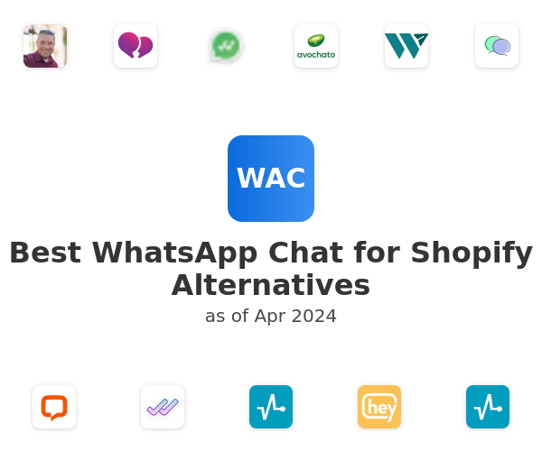 Best WhatsApp Chat for Shopify Alternatives
