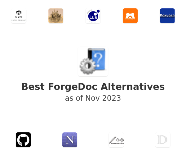 Best ForgeDoc Alternatives
