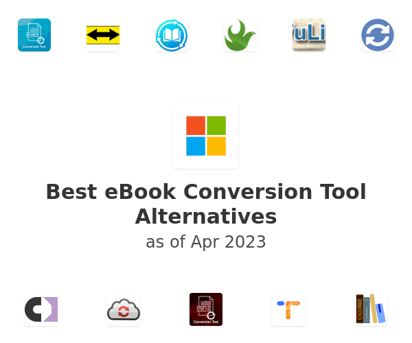 Best eBook Conversion Tool Alternatives