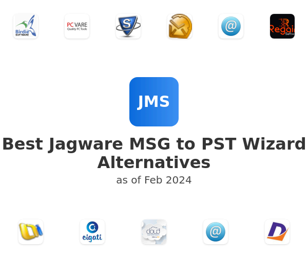 Best Jagware MSG to PST Wizard Alternatives