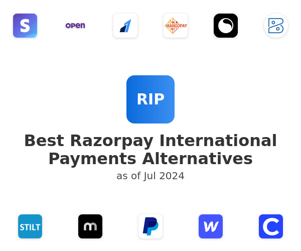 Best Razorpay International Payments Alternatives