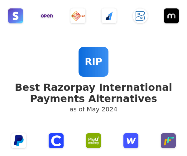 Best Razorpay International Payments Alternatives