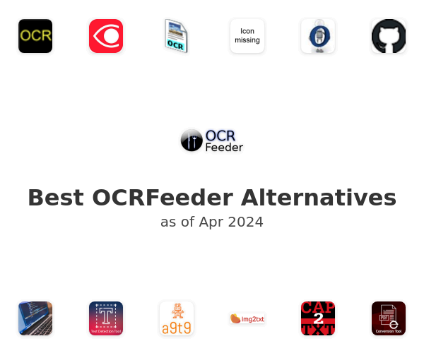Best OCRFeeder Alternatives
