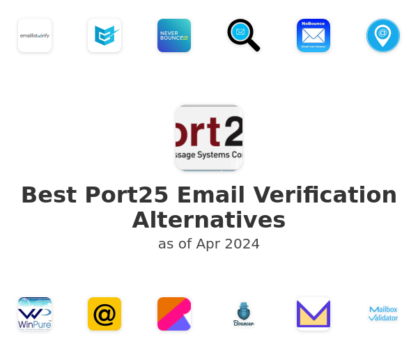 Best Port25 Email Verification Alternatives