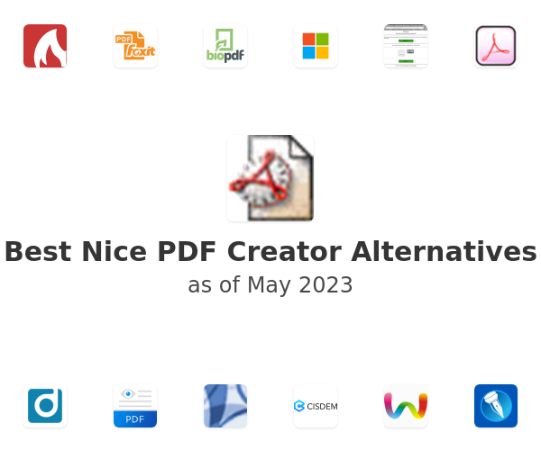 Best Nice PDF Creator Alternatives