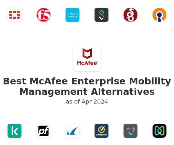 Best McAfee Enterprise Mobility Management Alternatives