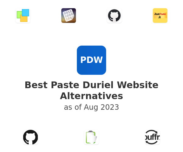 Best Paste Duriel Website Alternatives