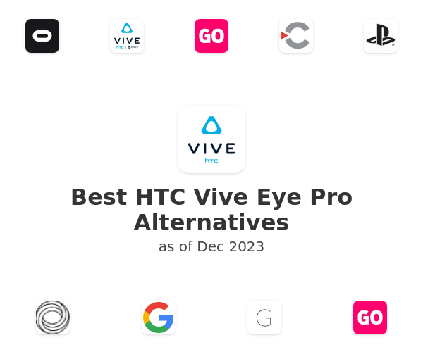 Best HTC Vive Eye Pro Alternatives