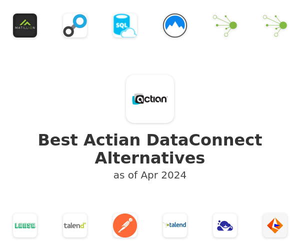 Best Actian DataConnect Alternatives