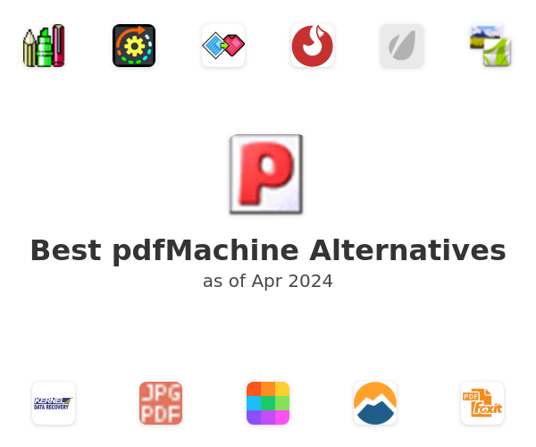 Best pdfMachine Alternatives