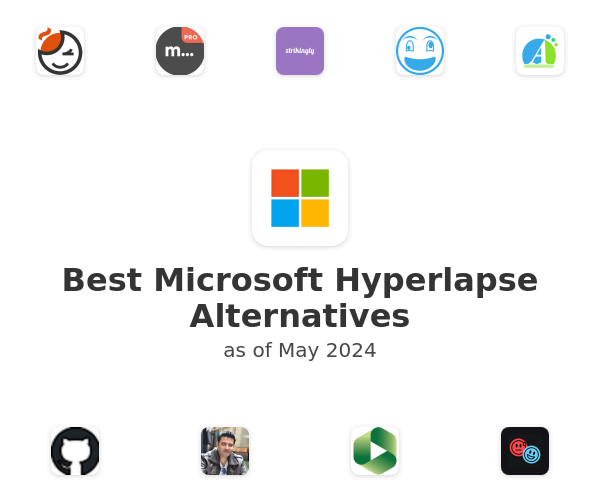 Best Microsoft Hyperlapse Alternatives