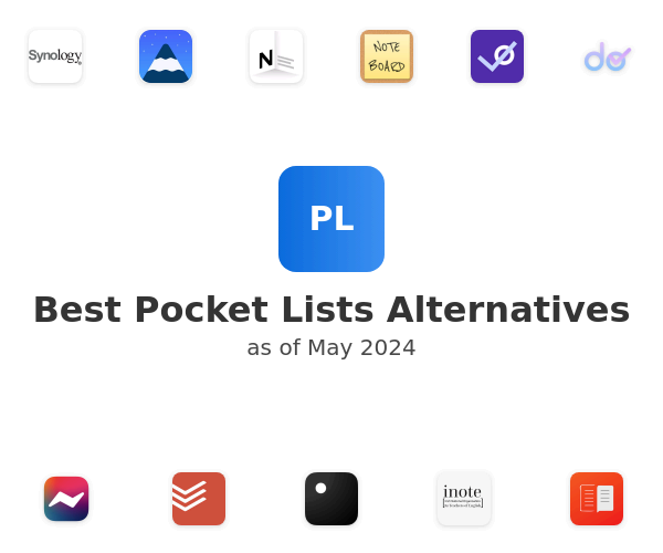 Best Pocket Lists Alternatives