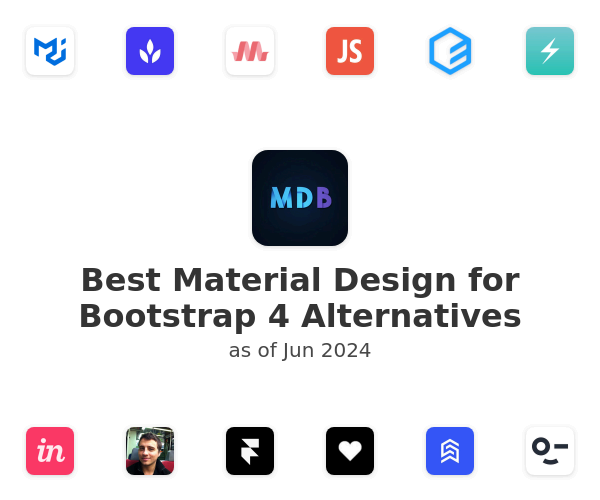 Best Material Design for Bootstrap 4 Alternatives