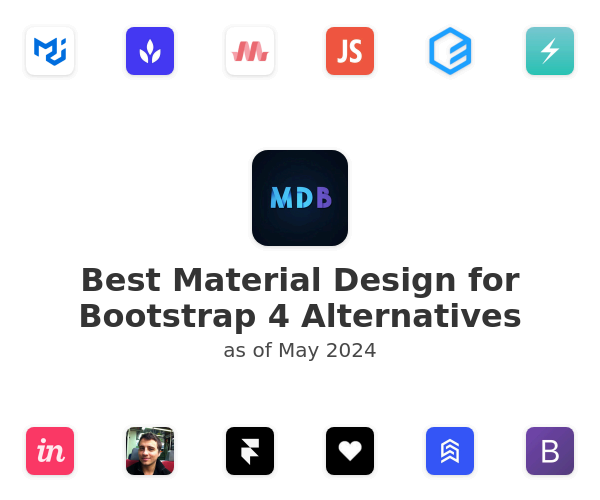 Best Material Design for Bootstrap 4 Alternatives