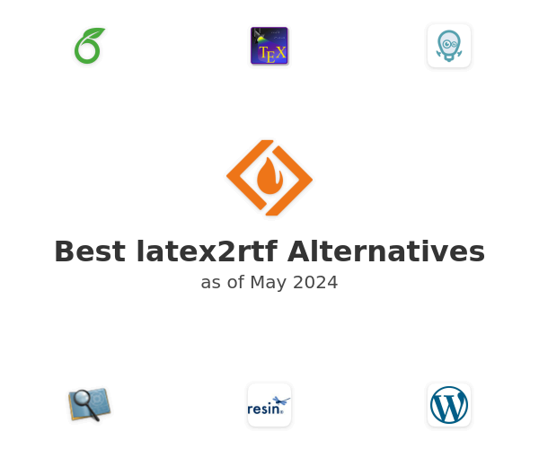 Best latex2rtf Alternatives