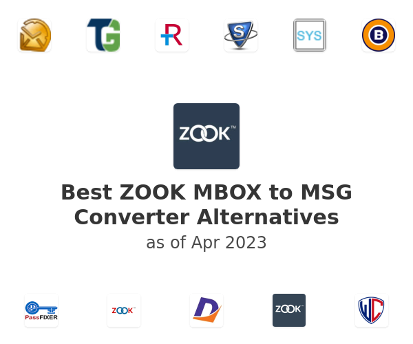 Best ZOOK MBOX to MSG Converter Alternatives