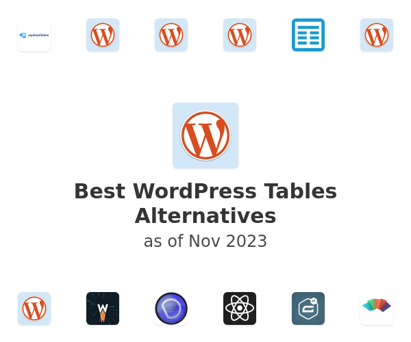 Best WordPress Tables Alternatives