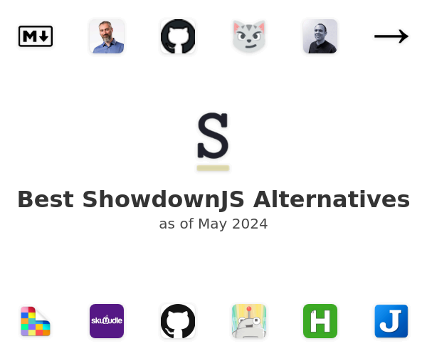 Best ShowdownJS Alternatives