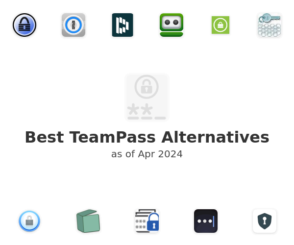 Best TeamPass Alternatives
