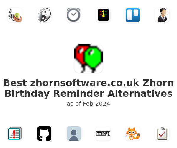 Best zhornsoftware.co.uk Zhorn Birthday Reminder Alternatives