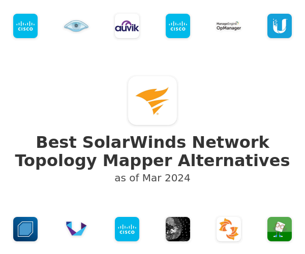 Best SolarWinds Network Topology Mapper Alternatives