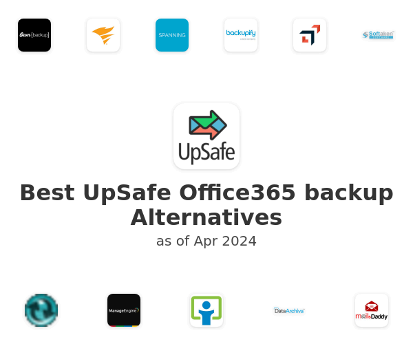 Best UpSafe Office365 backup Alternatives