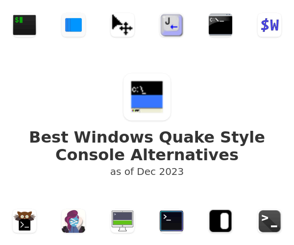 Best Windows Quake Style Console Alternatives