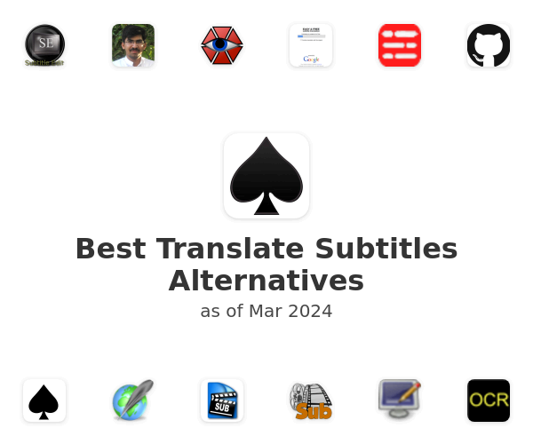 Best Translate Subtitles Alternatives