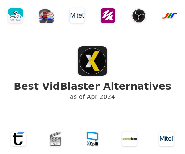Best VidBlaster Alternatives