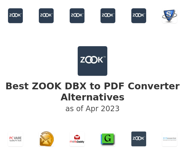 Best ZOOK DBX to PDF Converter Alternatives