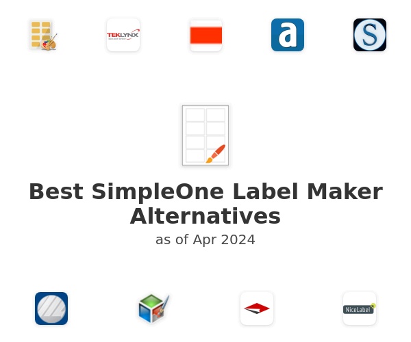Best SimpleOne Label Maker Alternatives