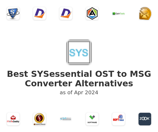 Best SYSessential OST to MSG Converter Alternatives