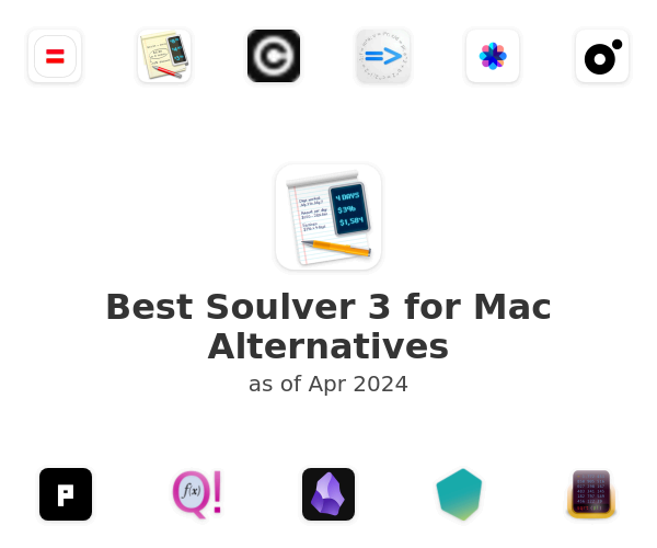 Best Soulver 3 for Mac Alternatives