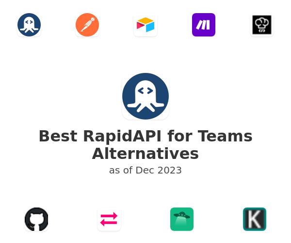 Best RapidAPI for Teams Alternatives