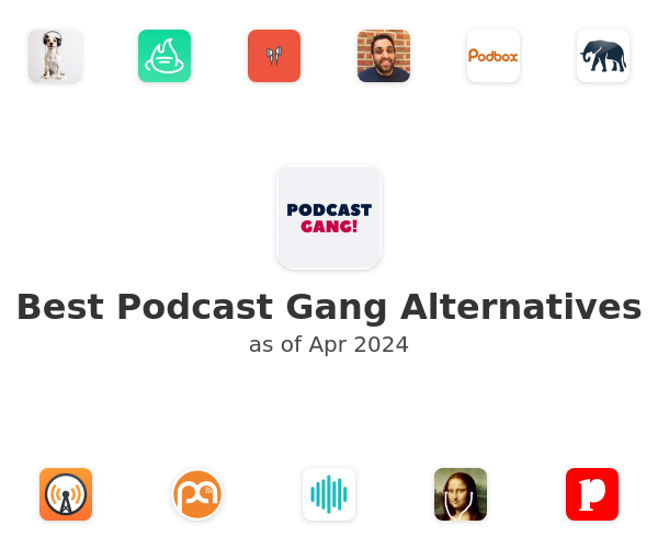 Best Podcast Gang Alternatives