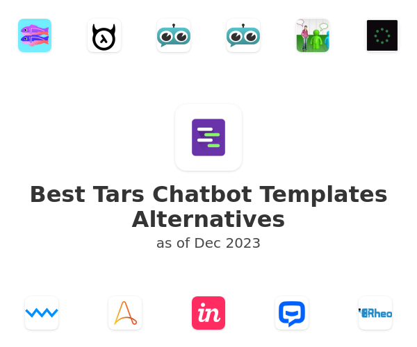 Best Tars Chatbot Templates Alternatives