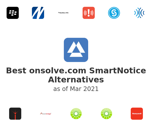 Best onsolve.com SmartNotice Alternatives