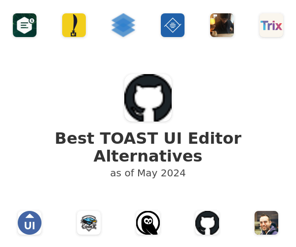 Best TOAST UI Editor Alternatives