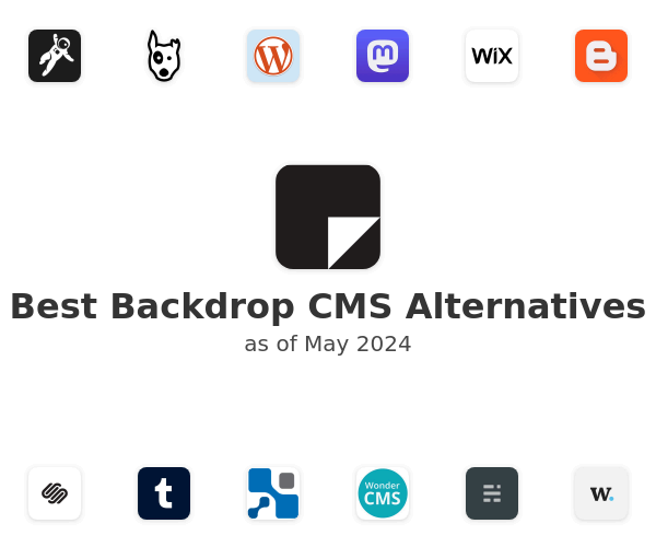 Best Backdrop CMS Alternatives