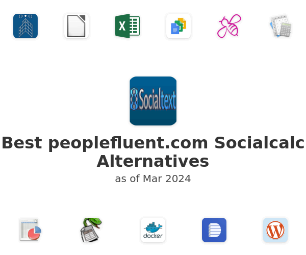 Best peoplefluent.com Socialcalc Alternatives