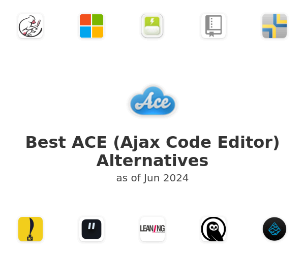 Best ACE (Ajax Code Editor) Alternatives