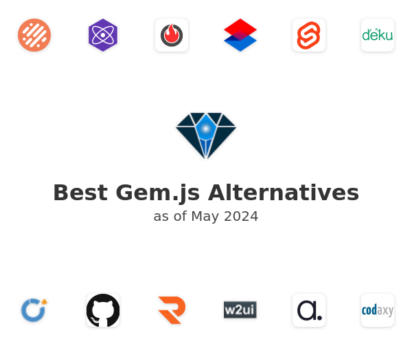 Best Gem.js Alternatives