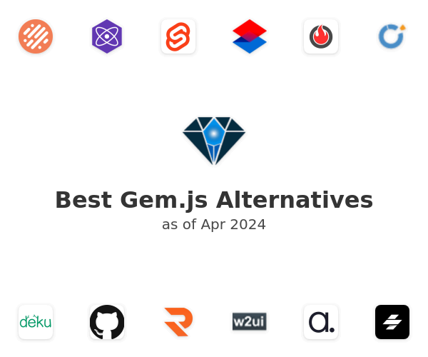 Best Gem.js Alternatives