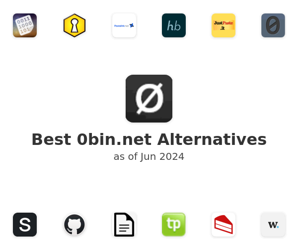 Best 0bin.net Alternatives