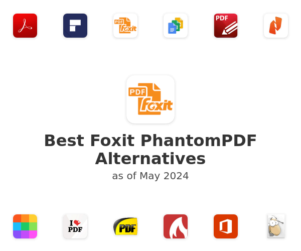 Best Foxit PhantomPDF Alternatives