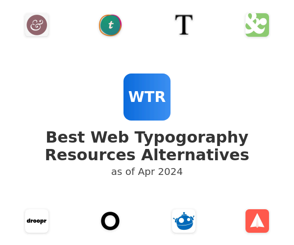 Best Web Typogoraphy Resources Alternatives