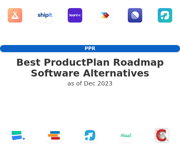 Best ProductPlan Roadmap Software Alternatives