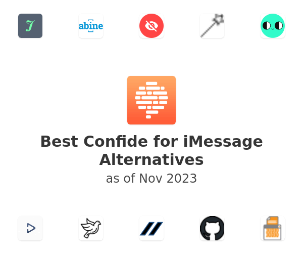 Best Confide for iMessage Alternatives