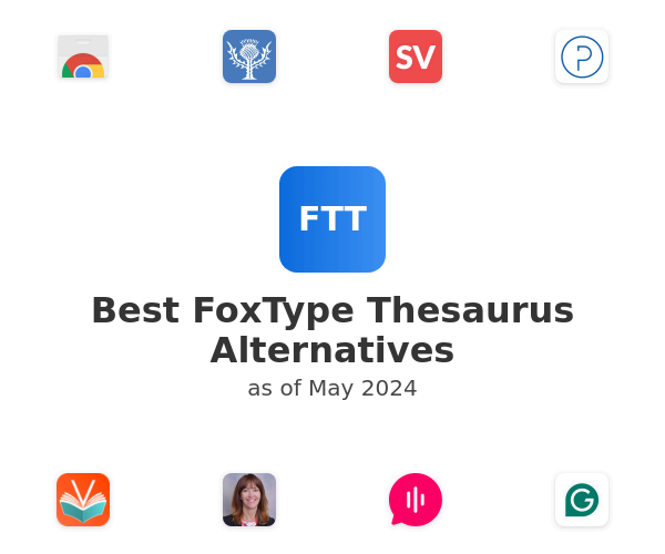 Best FoxType Thesaurus Alternatives