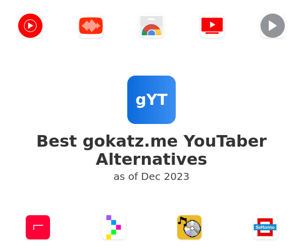 Best gokatz.me YouTaber Alternatives
